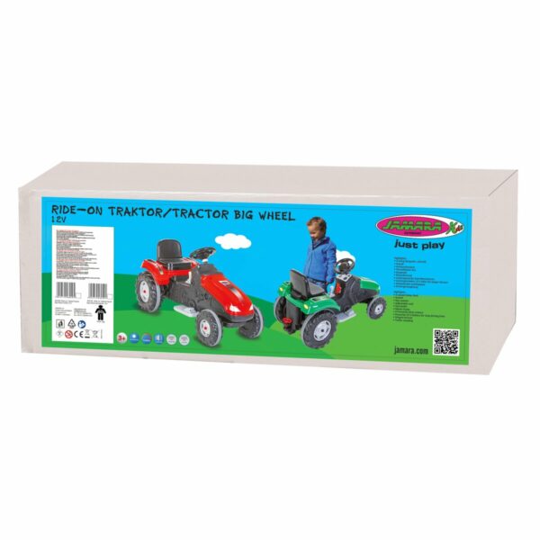 Kinderfahrzeug Traktor Big Wheel 12V rot - Toys-Trend