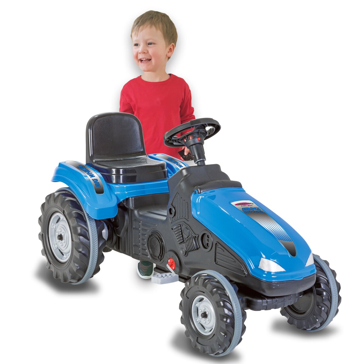 Trettraktor Big Wheel blau